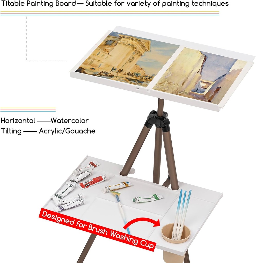 Easel, Watercolor Field Easel