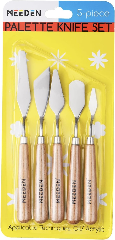 MEEDEN, Palette Knife set 5pcs