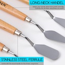MEEDEN, Palette Knife set 5pcs
