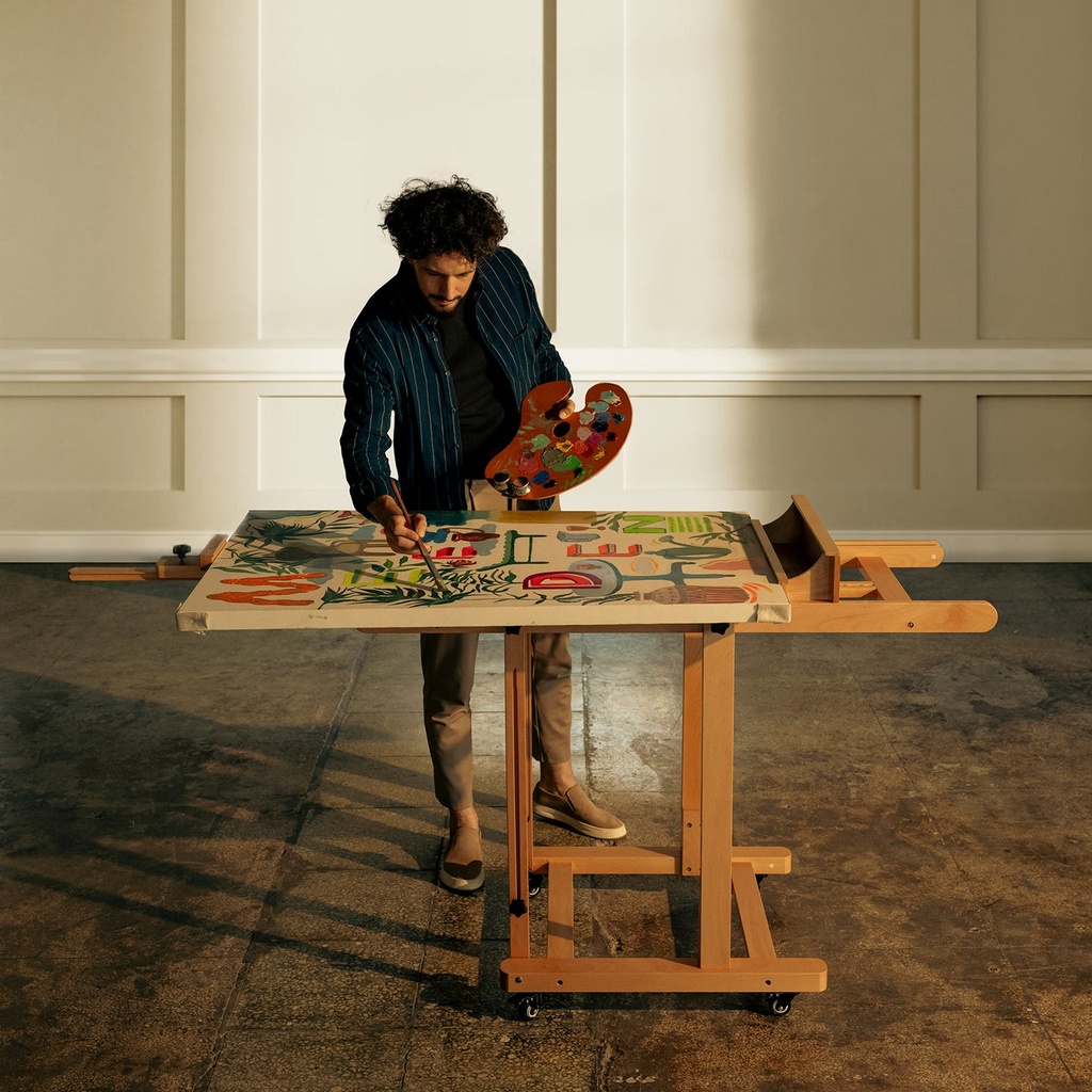 MEEDEN, Easel, Deluxe H-Frame Extra Large Heavy Duty