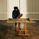 MEEDEN, Easel, Deluxe H-Frame Extra Large Heavy Duty