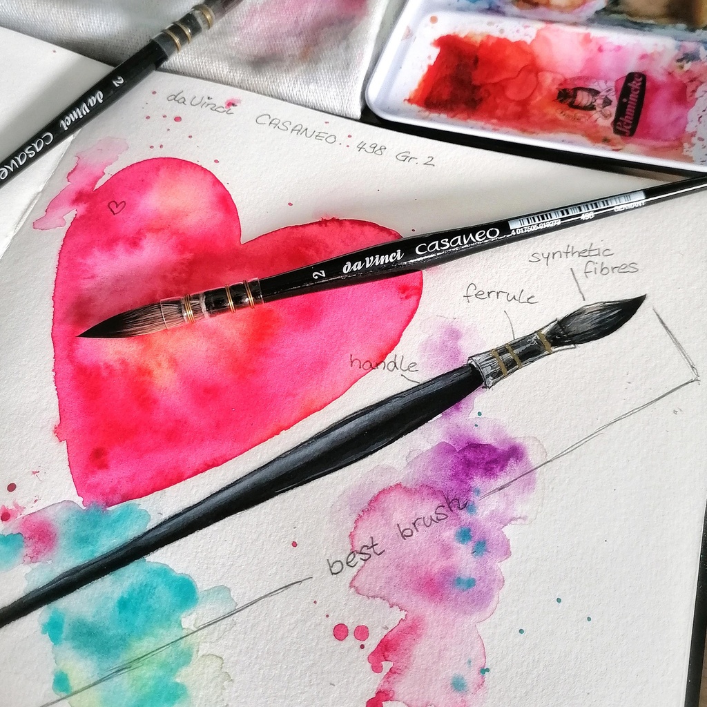 Da Vinci, 498 CASANEO, Wash Brush sf