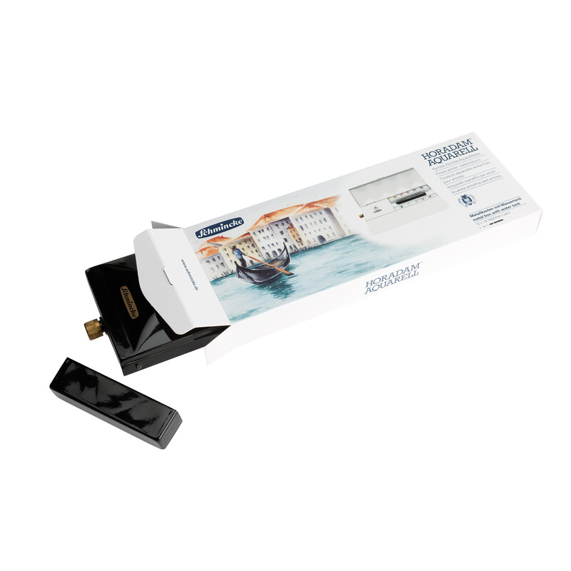 Schmincke, Horadam metals box with water container, 24 x 1/2 Pan