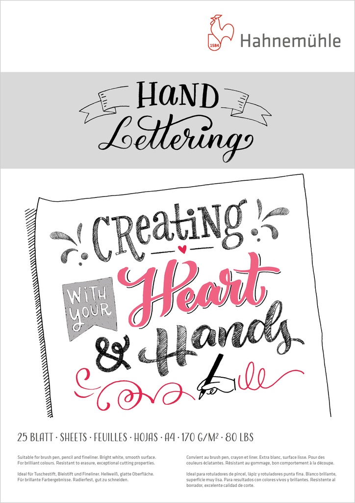 Hahnemühle, Hand Lettering, 170 gsm