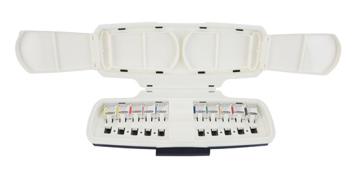 Schmincke, Akademie Boxes 10x1/2 pans (plastic)